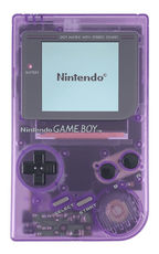 Konsole Classic DMG-01 Clear Purple IPS Q5 LCD Display Mod