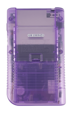 Konsole Classic DMG-01 Clear Purple-Yellow IPS Q5 LCD Display Mod