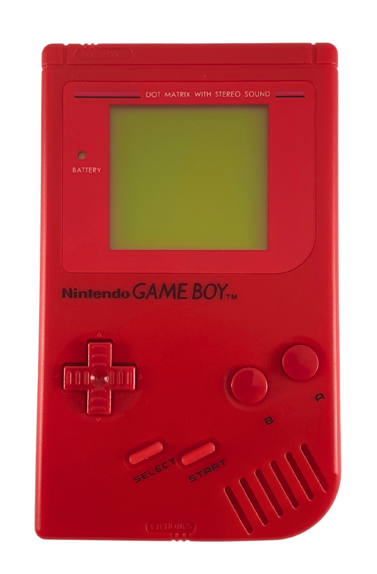 Konsole Classic DMG-01 rot Red Zora mit rotem Display