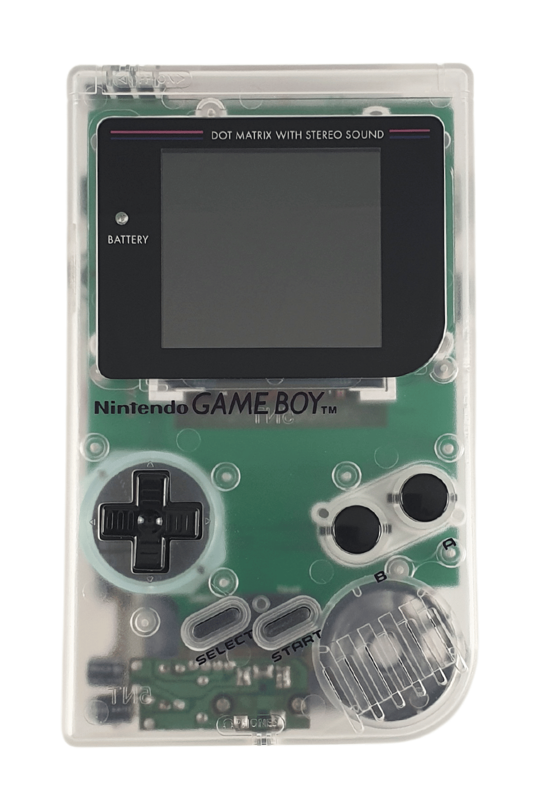 Konsole Classic DMG-01 transp. Hip Hop IPS V4 LCD Display Mod