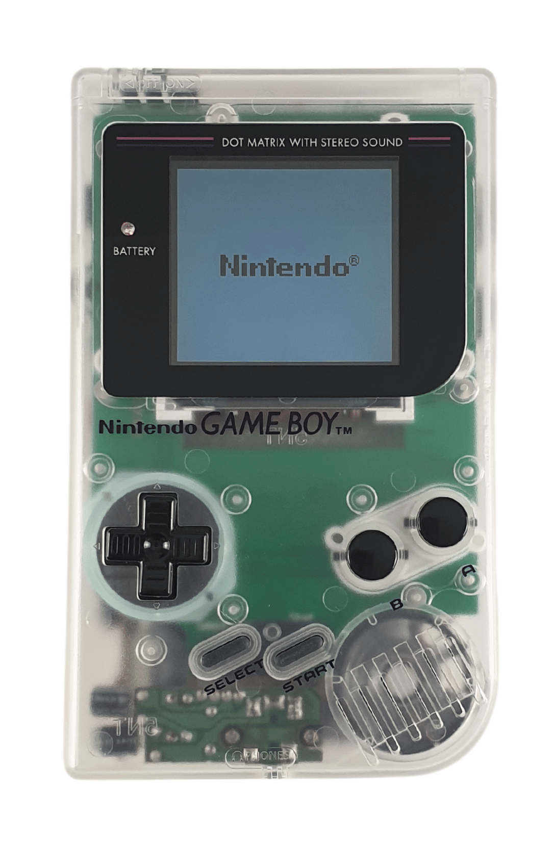 Konsole Classic DMG-01 transp. Hip Hop IPS V4 LCD Display Mod