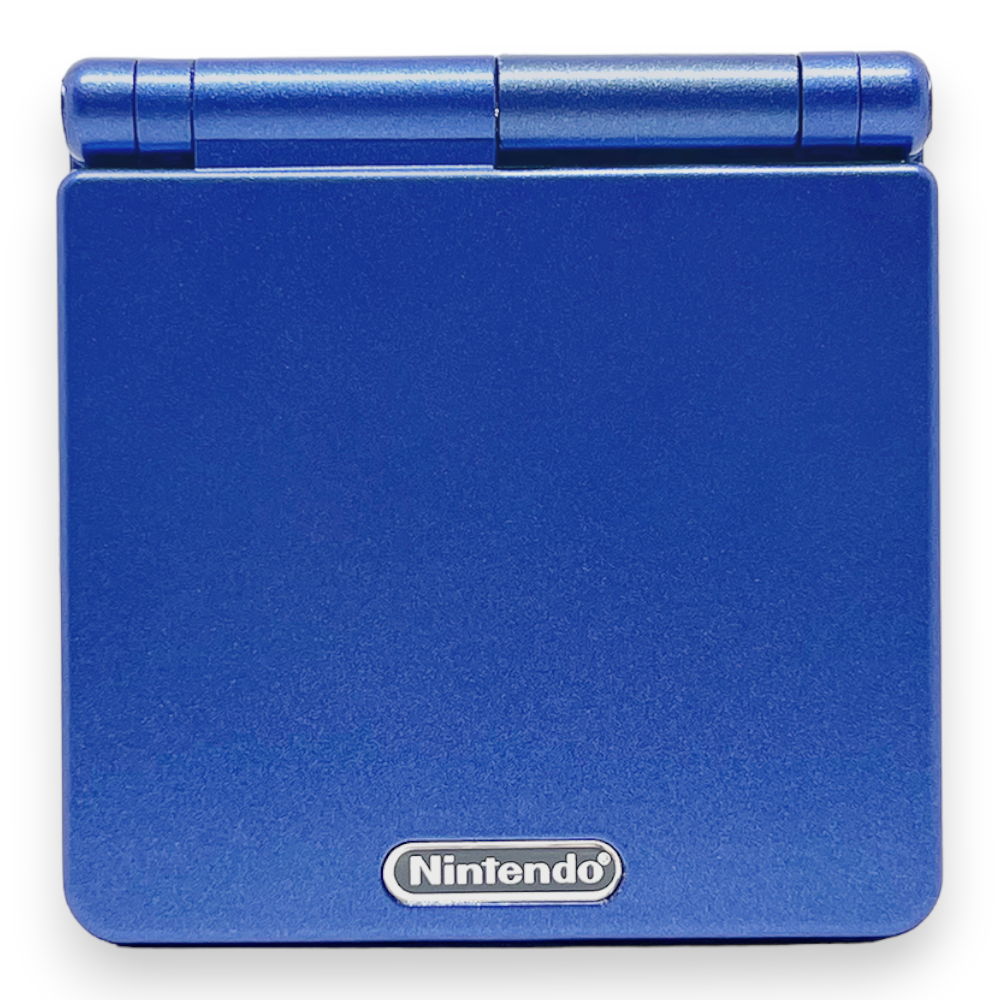 Konsole GBA SP blau IPS V2 + Netzteil