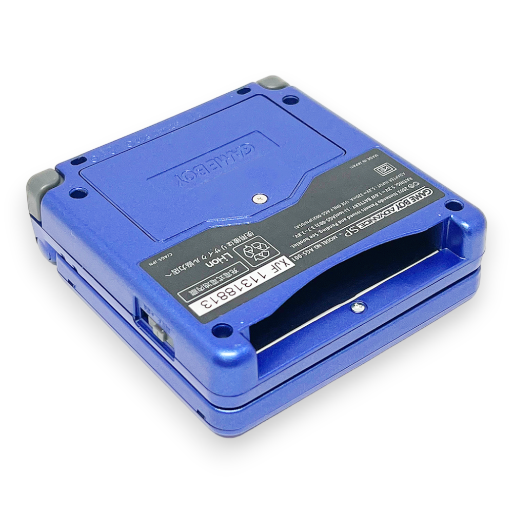 Konsole GBA SP blau IPS V2 + Netzteil