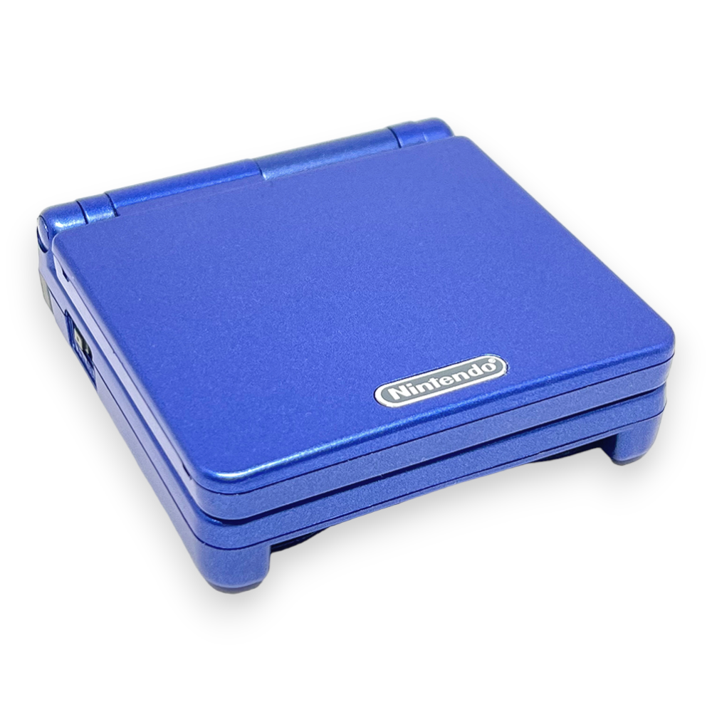 Konsole GBA SP blau IPS V2 + Netzteil