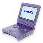 Konsole GBA SP Donkey Kong lila IPS V3 + Colorchange + Pixel Effekt + OSD + Netzteil