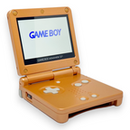 Konsole GBA SP bronze IPS V3 Mod + Colorchange + Pixel Effekt + OSD + Netzteil