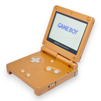 Konsole GBA SP bronze IPS V3 Mod + Colorchange + Pixel Effekt + OSD + Netzteil