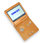 Konsole GBA SP bronze IPS V3 Mod + Colorchange + Pixel Effekt + OSD + Netzteil