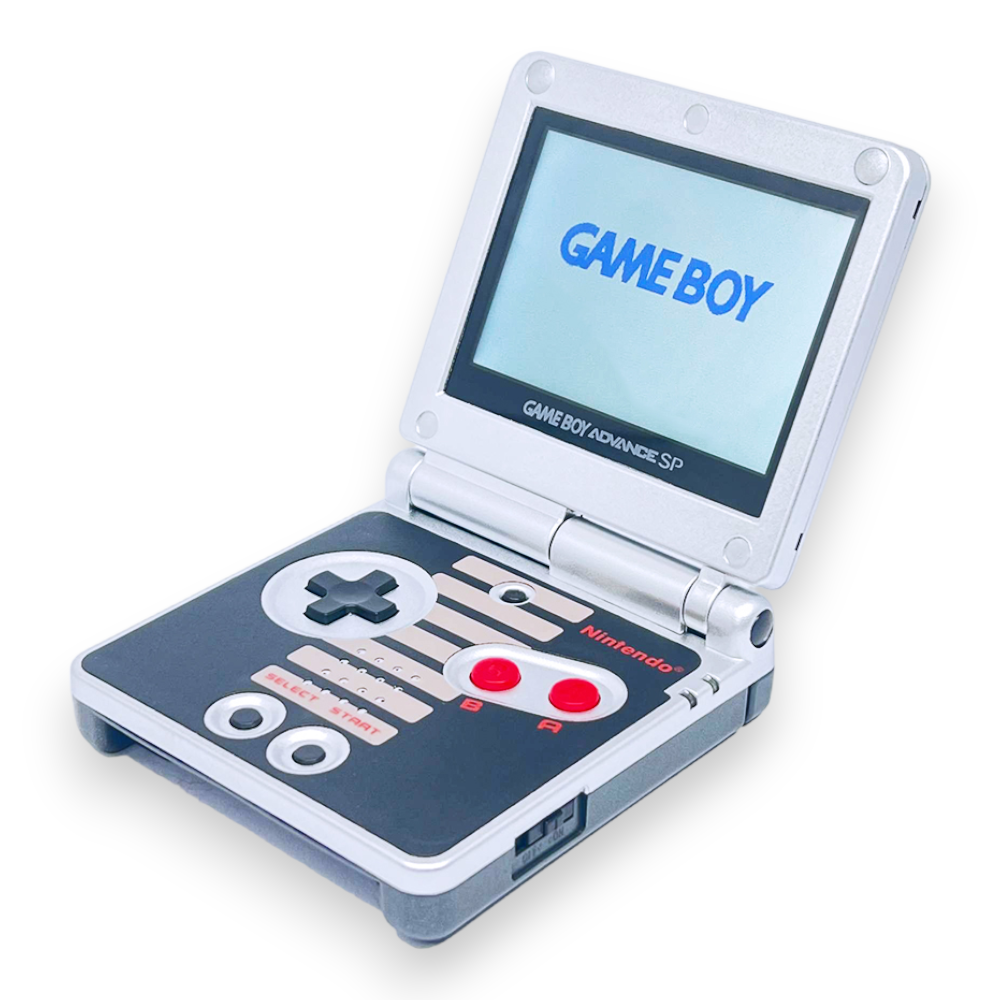 Konsole GBA SP NES Edition IPS V2 + Netzteil — NES Edition IPS V2