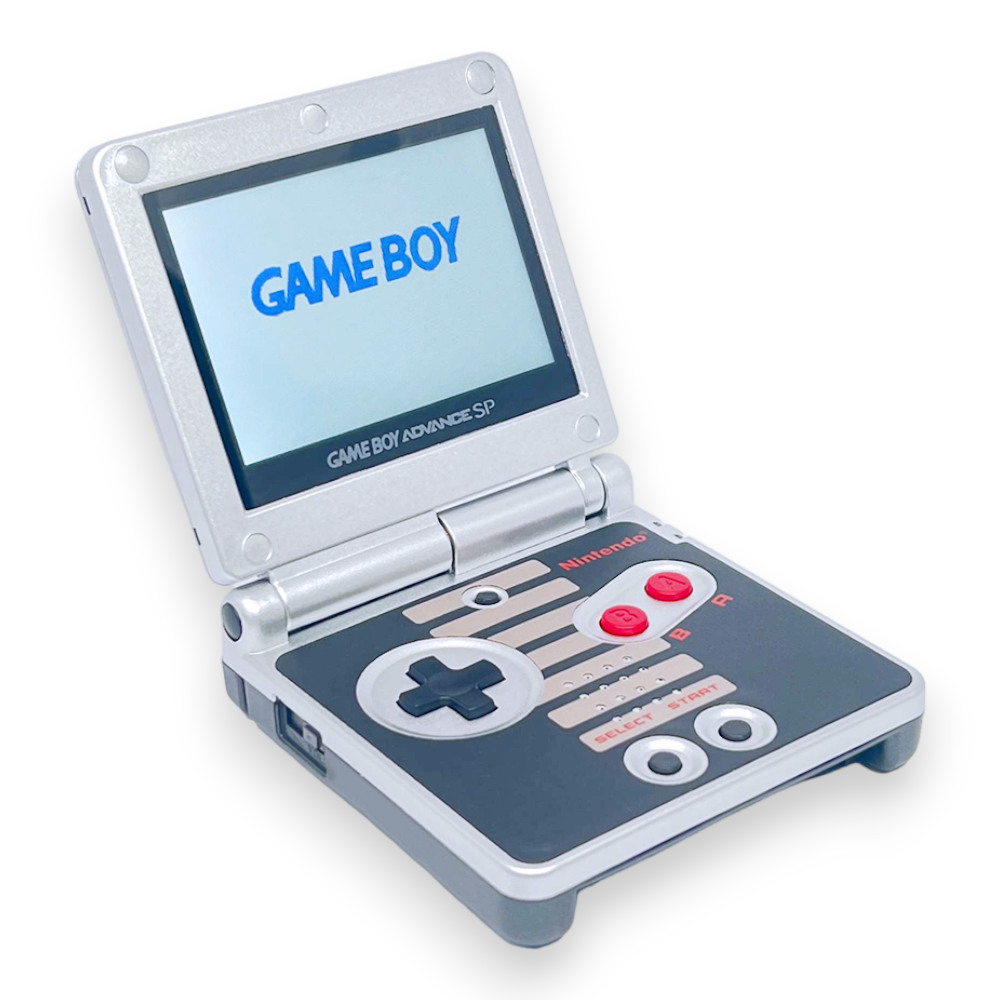 Konsole GBA SP NES Edition IPS V2 + Netzteil — NES Edition IPS V2