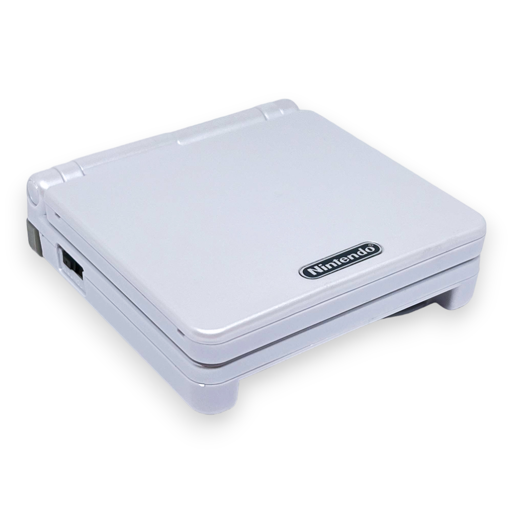 Konsole GBA SP silber IPS V2 LCD Display + Netzteil