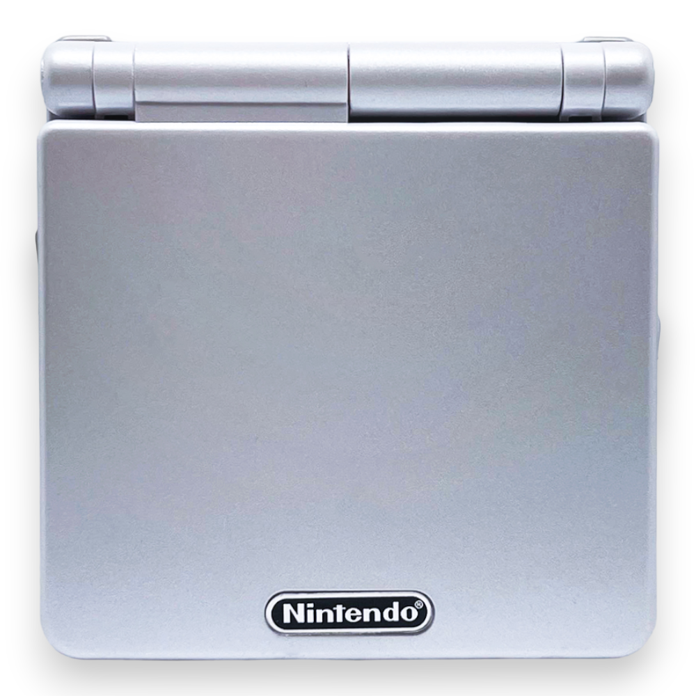 Konsole GBA SP silber IPS V2 LCD Display + Netzteil