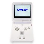 Konsole GBA SP weiß IPS MOD + Netzteil
