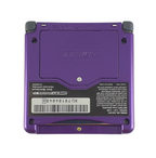 Konsole GBA SP Mario lila IPS V3 Mod + Netzteil