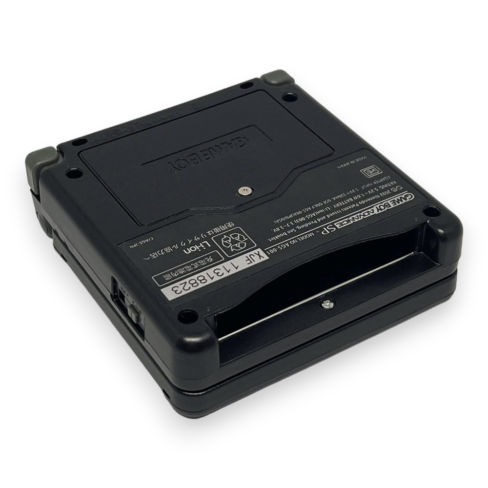 Konsole GBA SP schwarz IPS V3 Mod + Netzteil