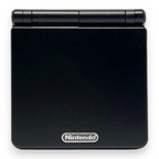 Konsole GBA SP schwarz IPS V3 Mod + Netzteil
