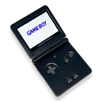 Konsole GBA SP schwarz IPS V3 Mod + Netzteil