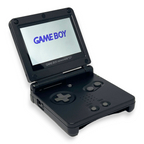 Konsole GBA SP schwarz IPS V3 Mod + Netzteil