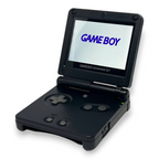 Konsole GBA SP schwarz IPS V3 Mod + Netzteil