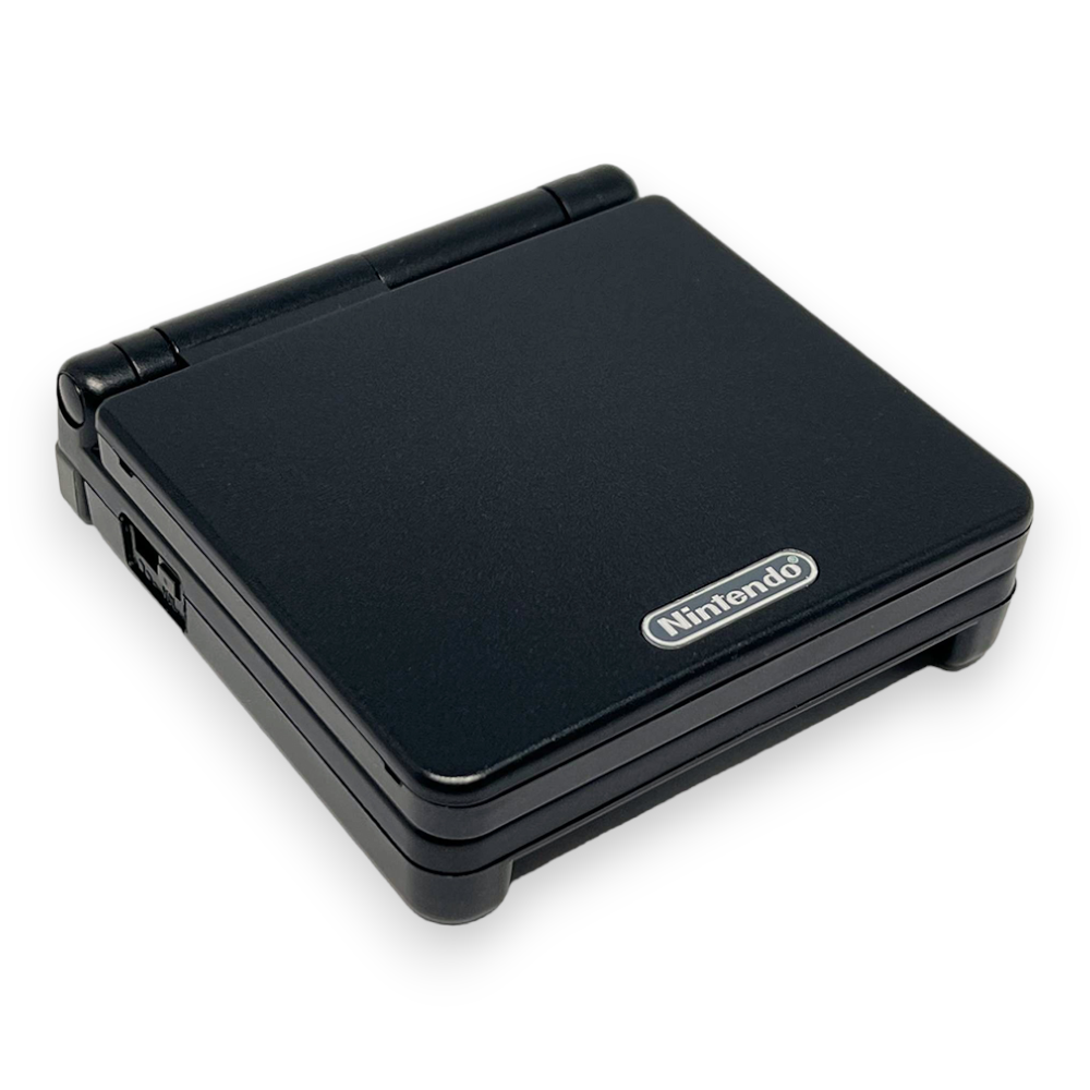 Konsole GBA SP schwarz IPS V3 Mod + Netzteil