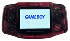 Konsole GBA Bloodlust - schwarze Buttons IPS V2 LCD Display Mod