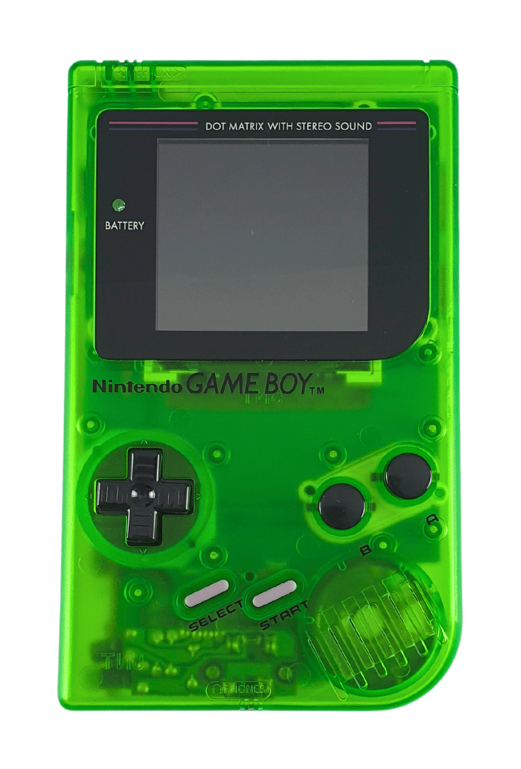 Konsole Classic DMG-01 grün-transp. IPS V4 LCD Display Mod