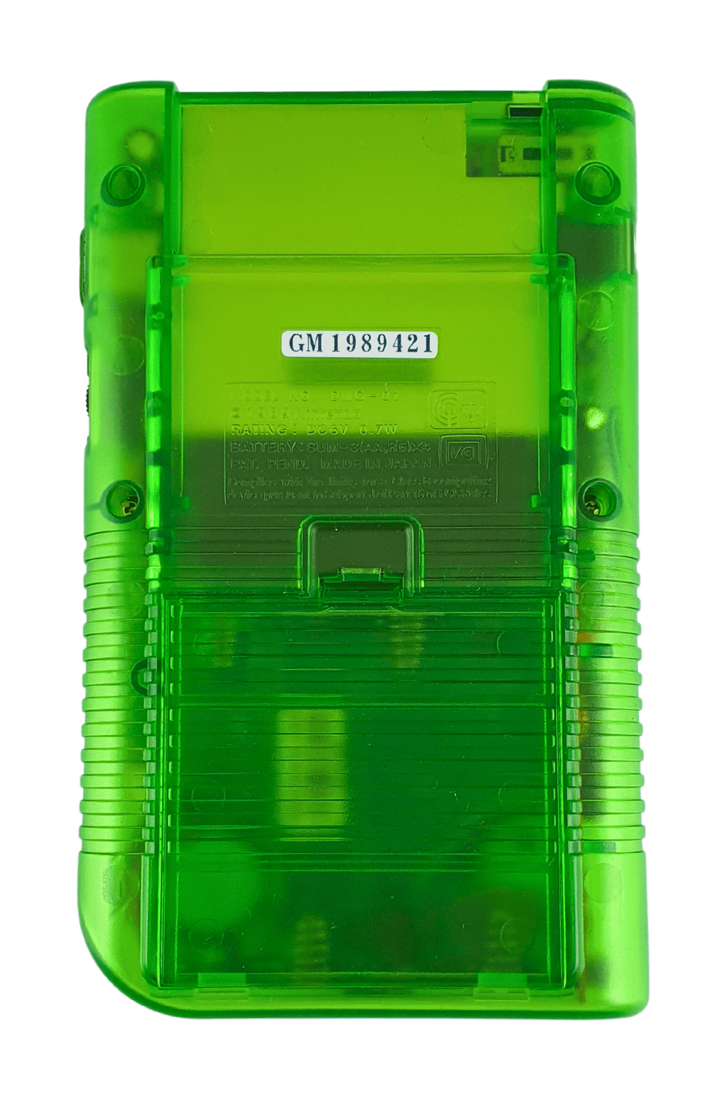 Konsole Classic DMG-01 grün-transp. IPS V4 LCD Display Mod