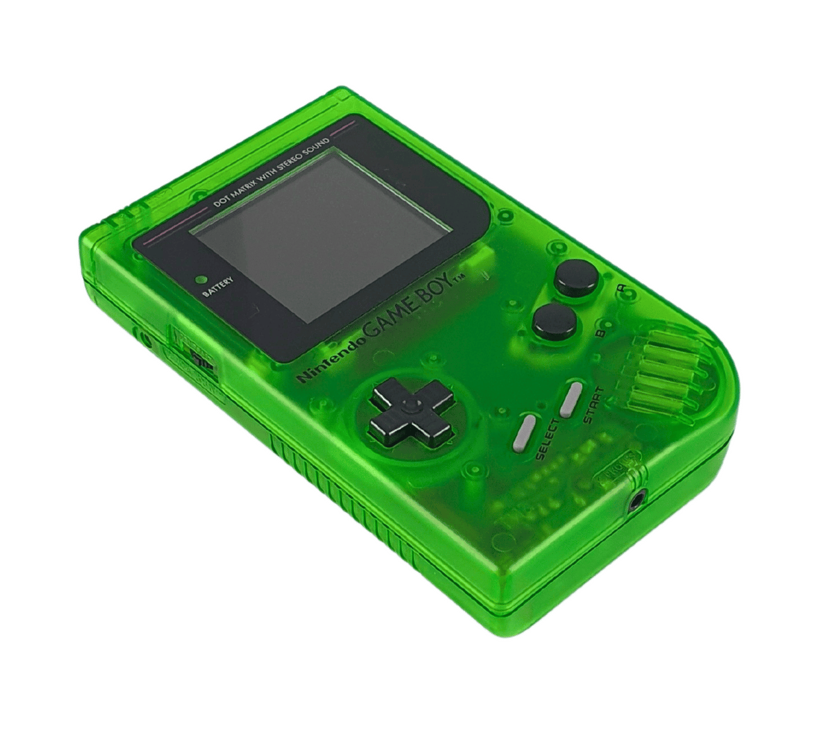 Konsole Classic DMG-01 grün-transp. IPS V4 LCD Display Mod