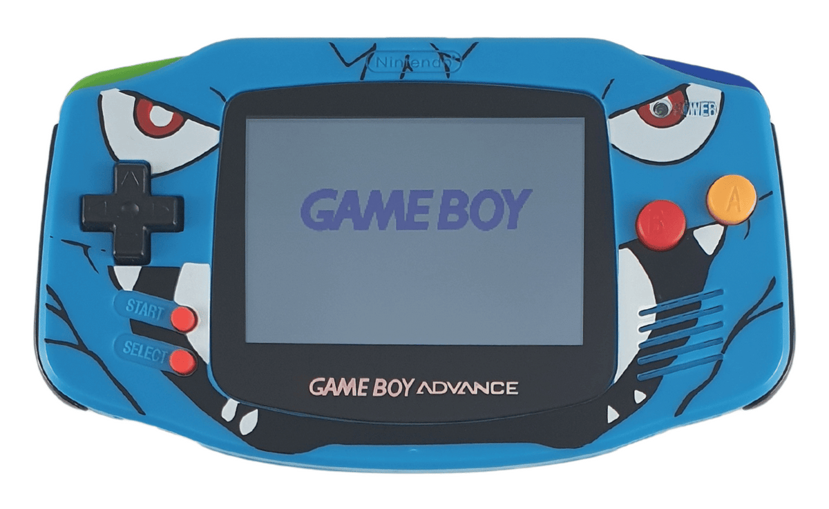 Konsole Pokémon Bisaflor Custom Case IPS V2 LCD Display Mod