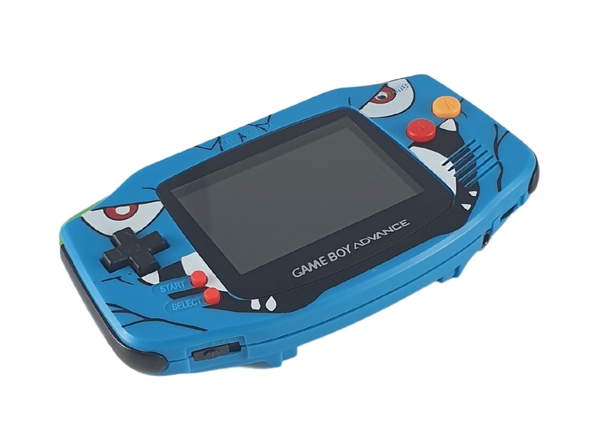 Konsole Pokémon Bisaflor Custom Case IPS V2 LCD Display Mod