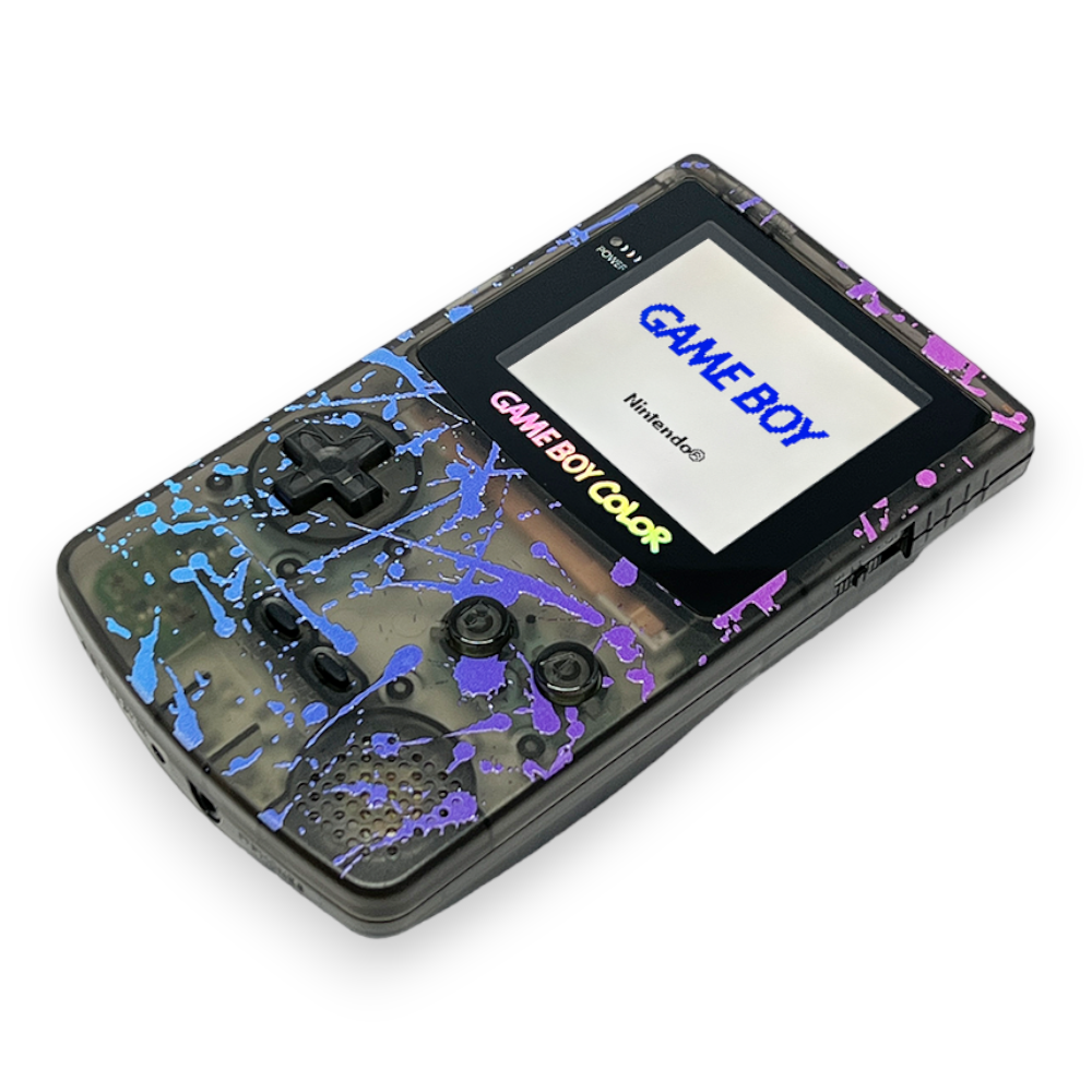 Konsole #Sprinkle Violet Q5 IPS Mod mit größerem Display [Retrosix]