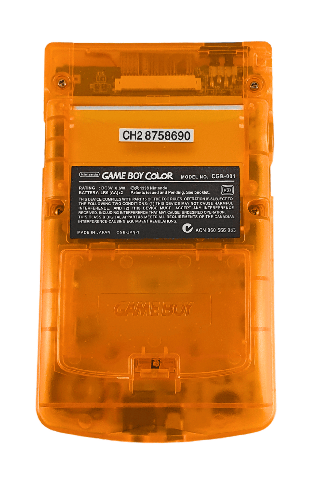 Konsole #Clear Orange IPS LCD Display Mod