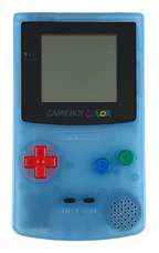 Konsole #GlowInTheDark Blue mit farbigen Buttons