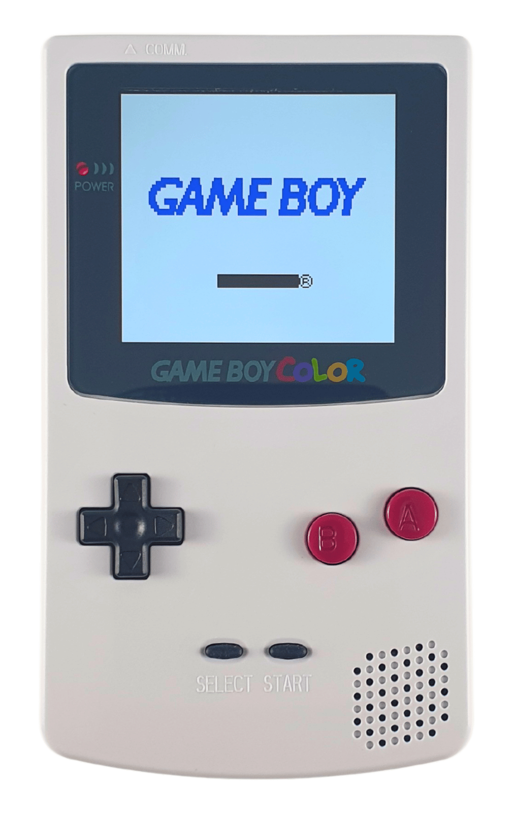 Konsole #Grey Q5 IPS Mod mit größerem Display [Retrosix]