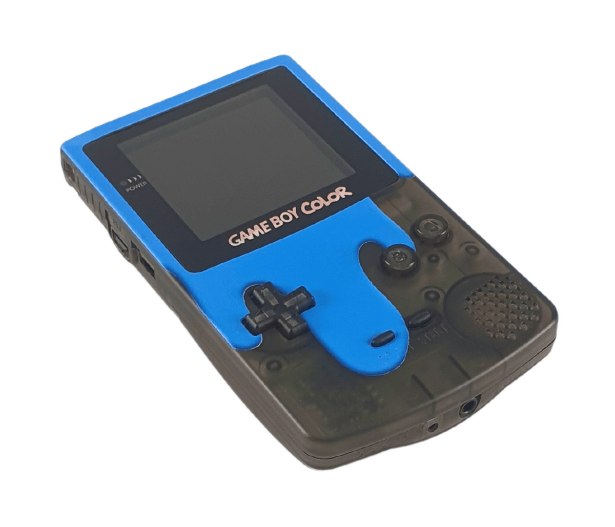 Konsole #Paint Spill Cyan Q5 IPS Mod mit größerem Display [Retrosix]