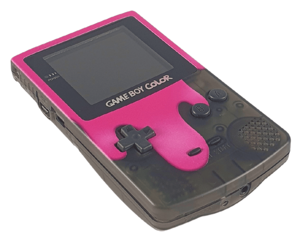 Konsole Paint Spill Magenta Q5 IPS Mod mit größerem Display