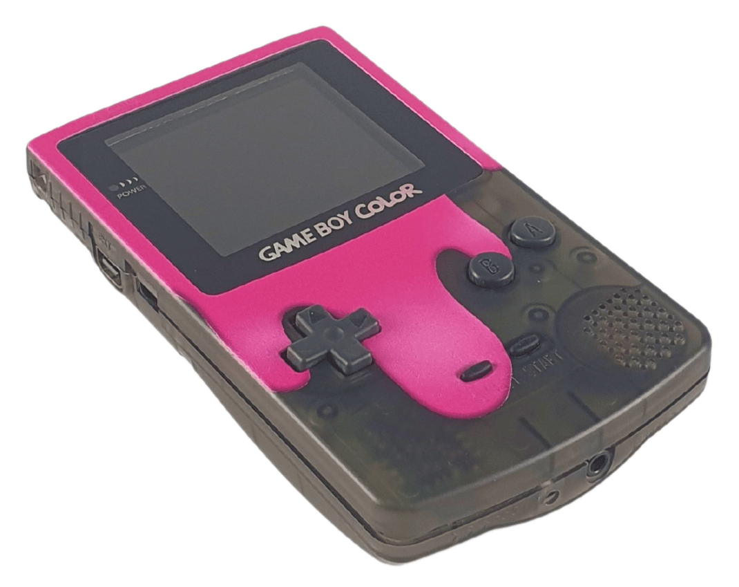 Konsole Paint Spill Magenta Q5 IPS Mod mit größerem Display