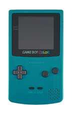 Konsole #Türkis/Blau/Teal Q5 IPS Mod mit größerem Display
