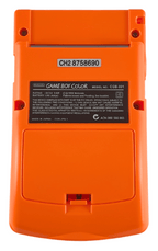 Konsole #Solid Orange Q5 IPS Mod mit größerem Display [Retrosix]