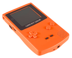 Konsole #Solid Orange Q5 IPS Mod mit größerem Display [Retrosix]