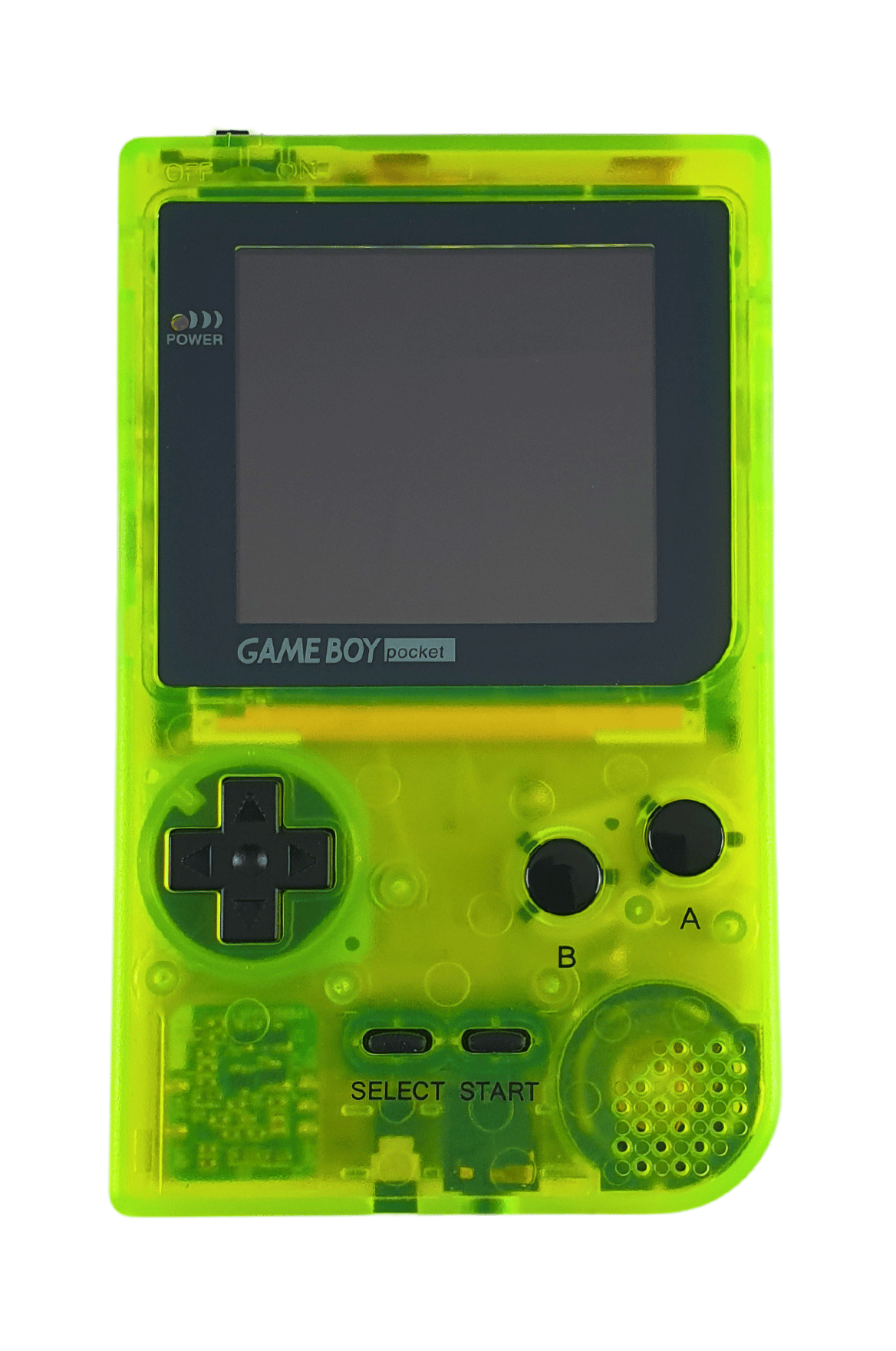 Konsole Clear Yellow-Green IPS LCD Display Mod [Retrosix]