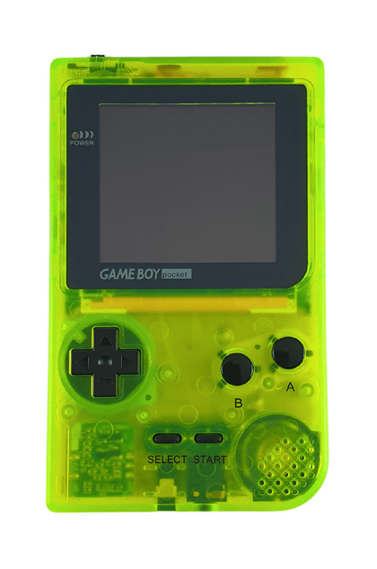 Konsole Clear Yellow-Green IPS LCD Display Mod [Retrosix]