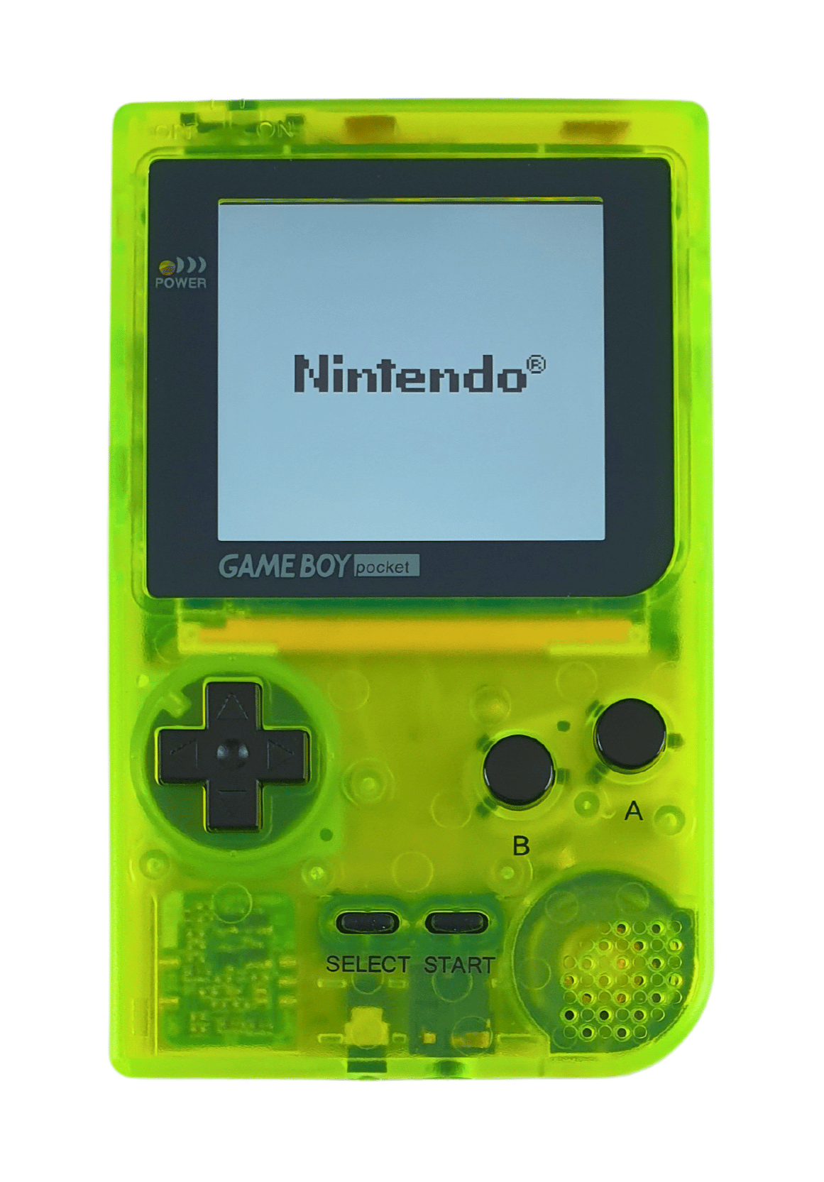 Konsole Clear Yellow-Green IPS LCD Display Mod [Retrosix]