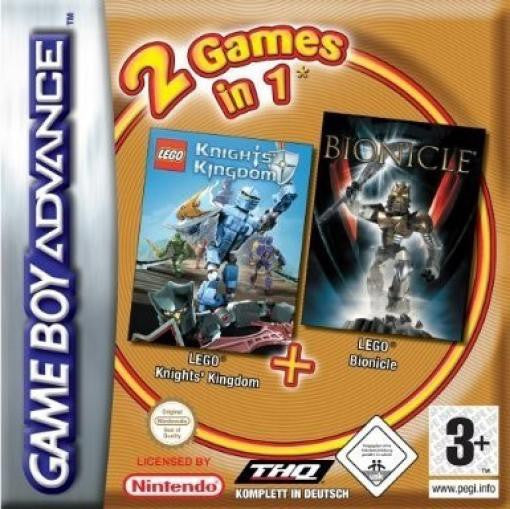 2 Games in 1: LEGO Knight's Kingdom + LEGO Bionicle
