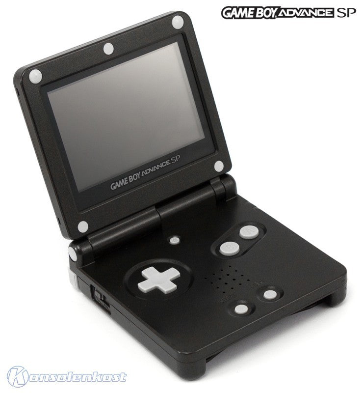 Konsole GBA SP inkl. Netzteil schwarz Who Are You Edition — schwarz Who Are You Edition