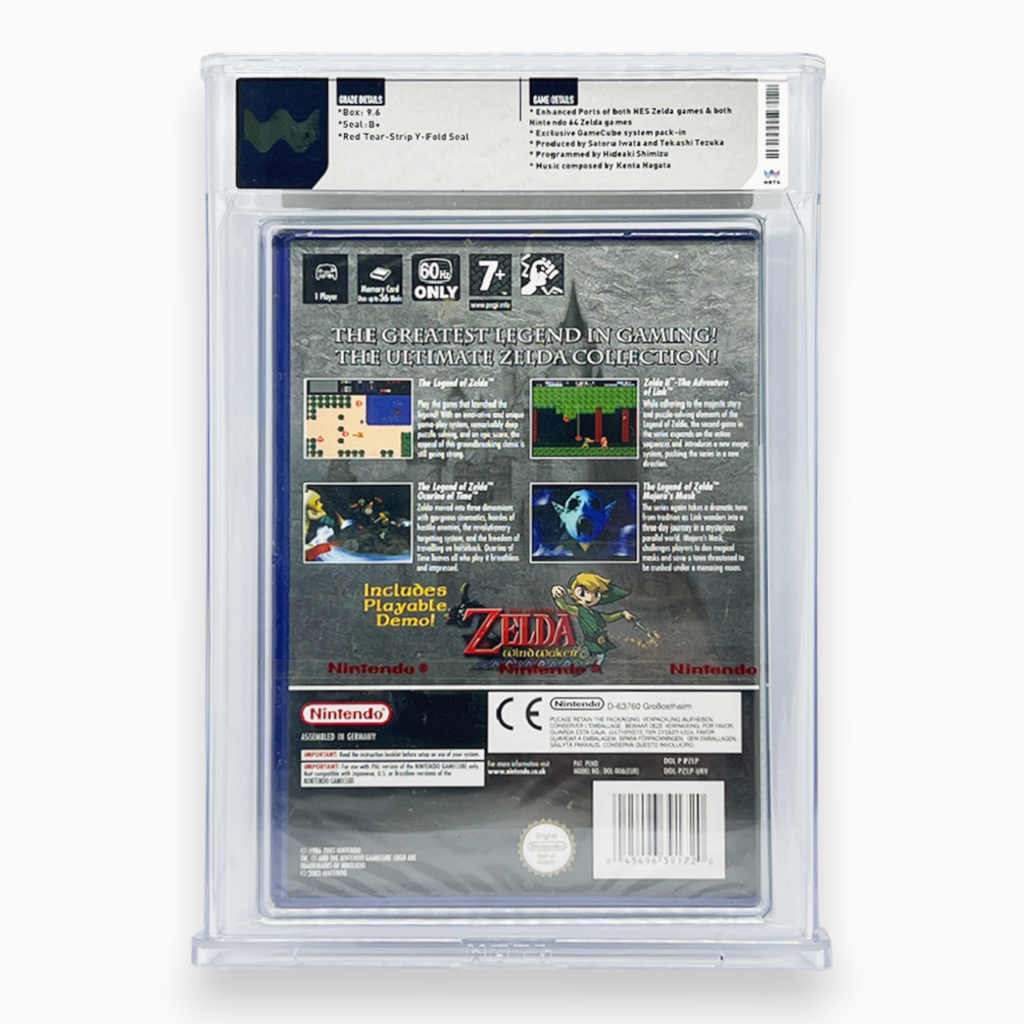 Legend of Zelda WATA Grading SEALED 9.6 (GB) — Collector's Edition