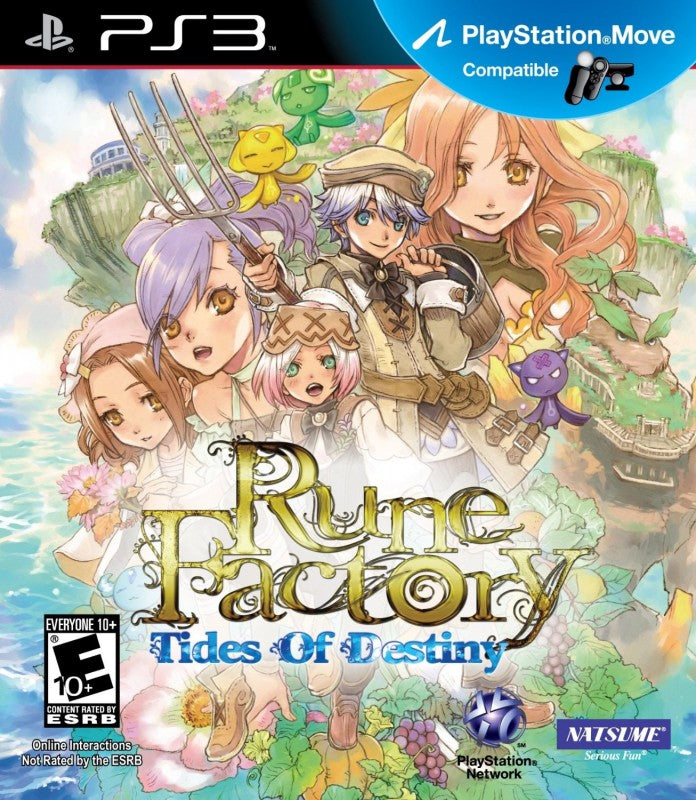 Rune Factory: Oceans / Tides of Destiny (US)