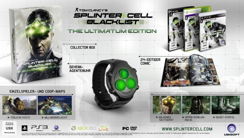 Splinter Cell: Blacklist The Ultimatum Edition — Big Box