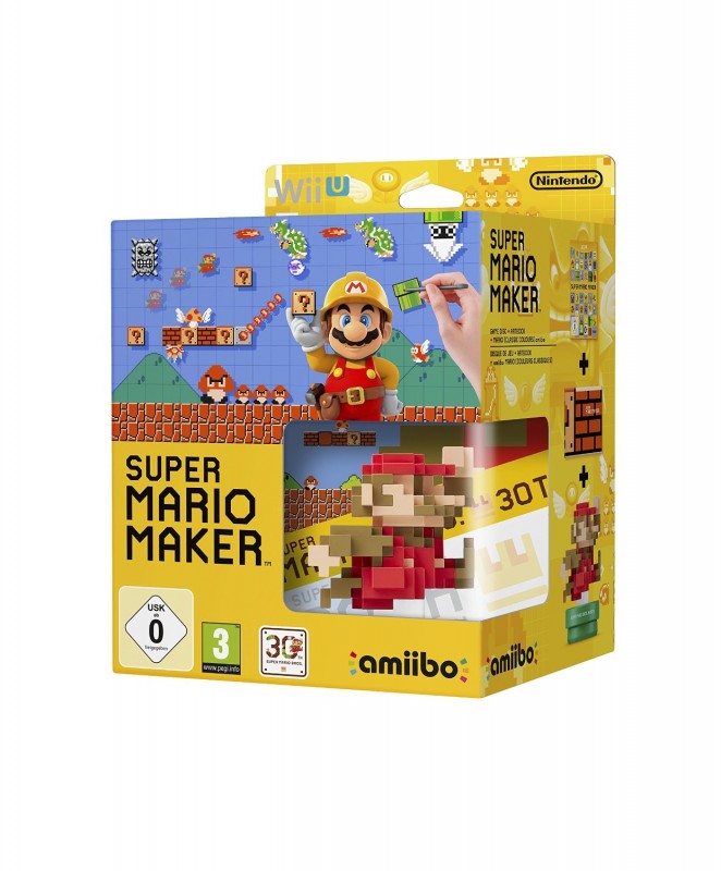 Super Mario Maker + Amiibo + Artbook