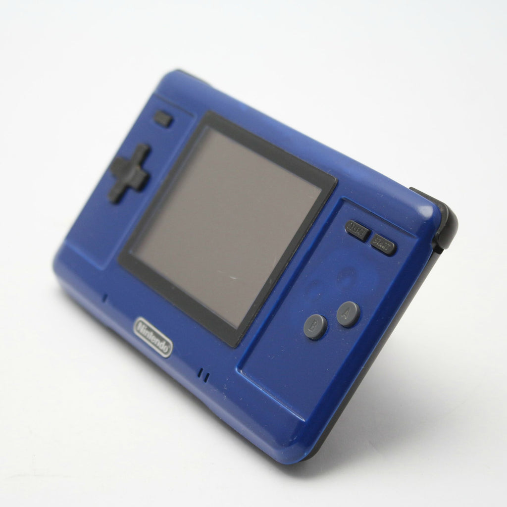Konsole GameBoy Micro Custom Mod blau/schwarz + Netzteil